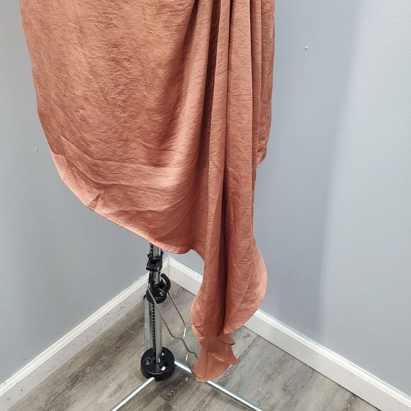 Express Rust Strapless Mini Dress - Picture 6 of 15